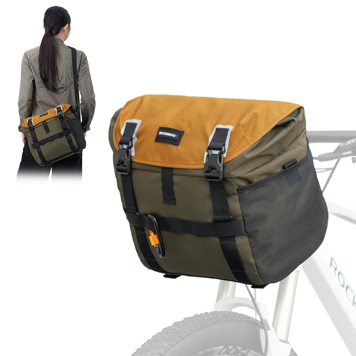 Fahrradtasche Lenkertasche 13,5–24 L