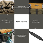 Fahrradtasche Lenkertasche 13,5–24 L