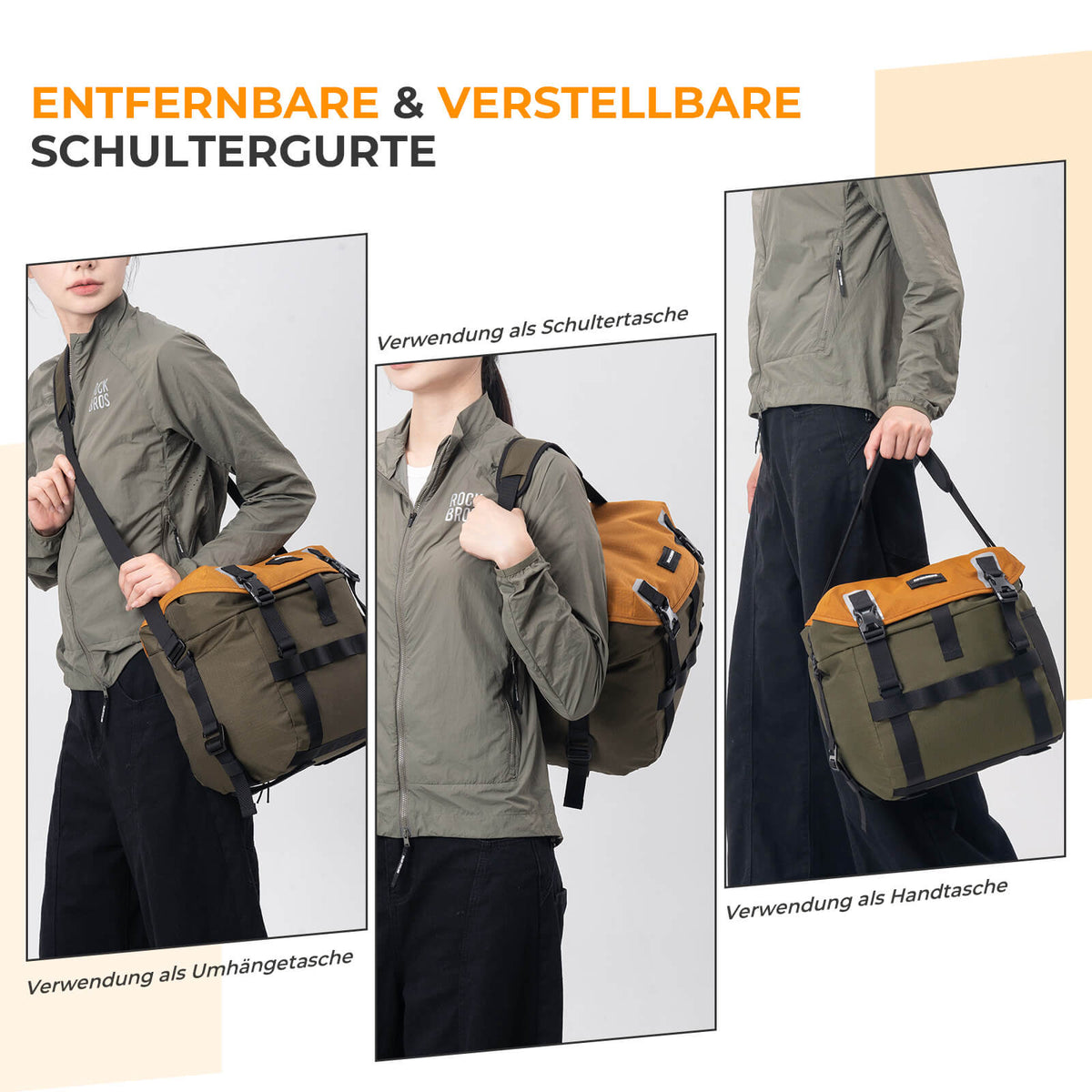 Fahrradtasche Lenkertasche 13,5–24 L