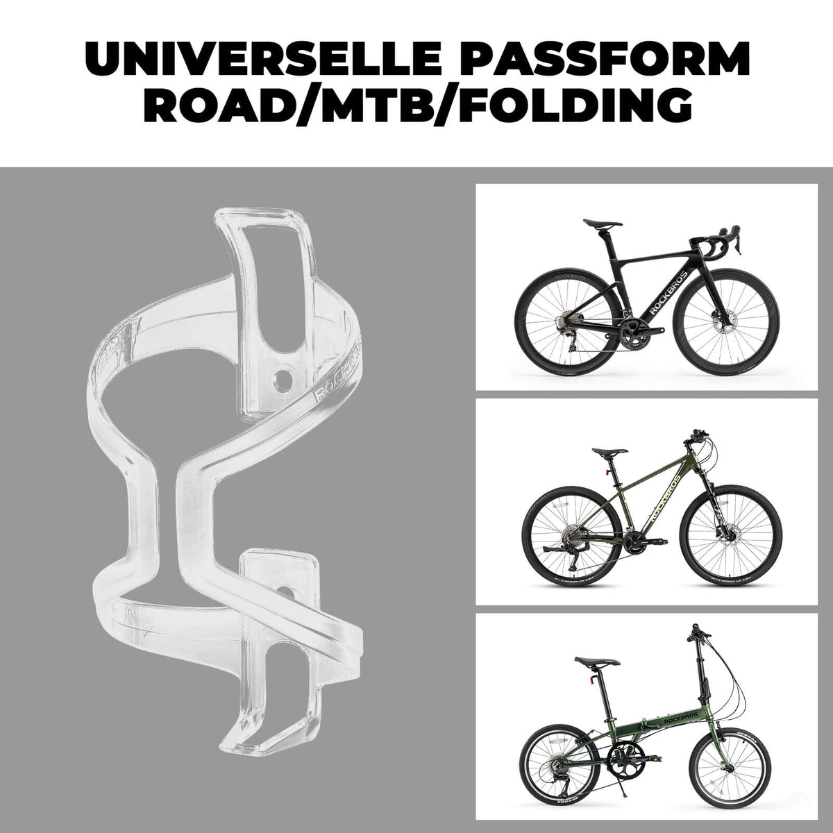 ROCKBROS Flaschenhalter Fahrrad 2er Pack