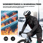 ROCKBROS Lange Fahrradhose Herren Winter Radhose Winddicht Warm