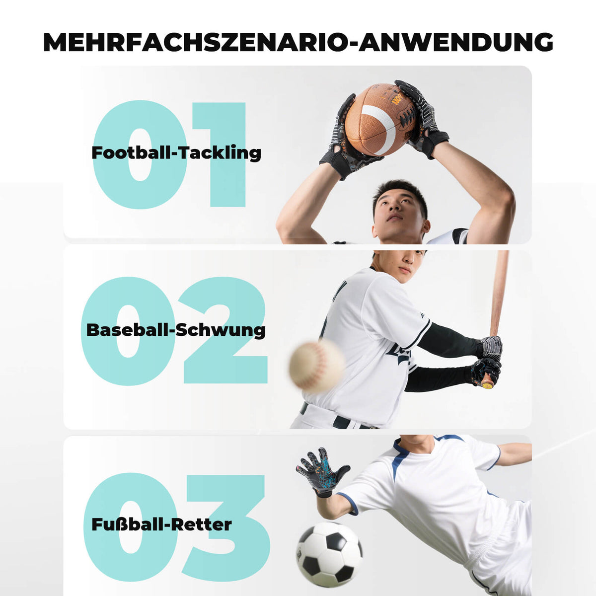 ROCKBROS Erwachsene Profi-Sporthandschuhe Atmungsaktiv Elastisch