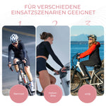TVI Damen Trägerhose Fahrradhose Gepolstert Stoßfeste Thermo