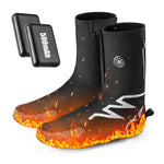 ROCKBROS Beheizte Überschuhe Winter Fahrrad Schuhüberzieher für Damen/Herren