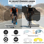 Selbsttönende Unisex Fahrradbrille mit Wechsel-Nasenpads Namma Markt