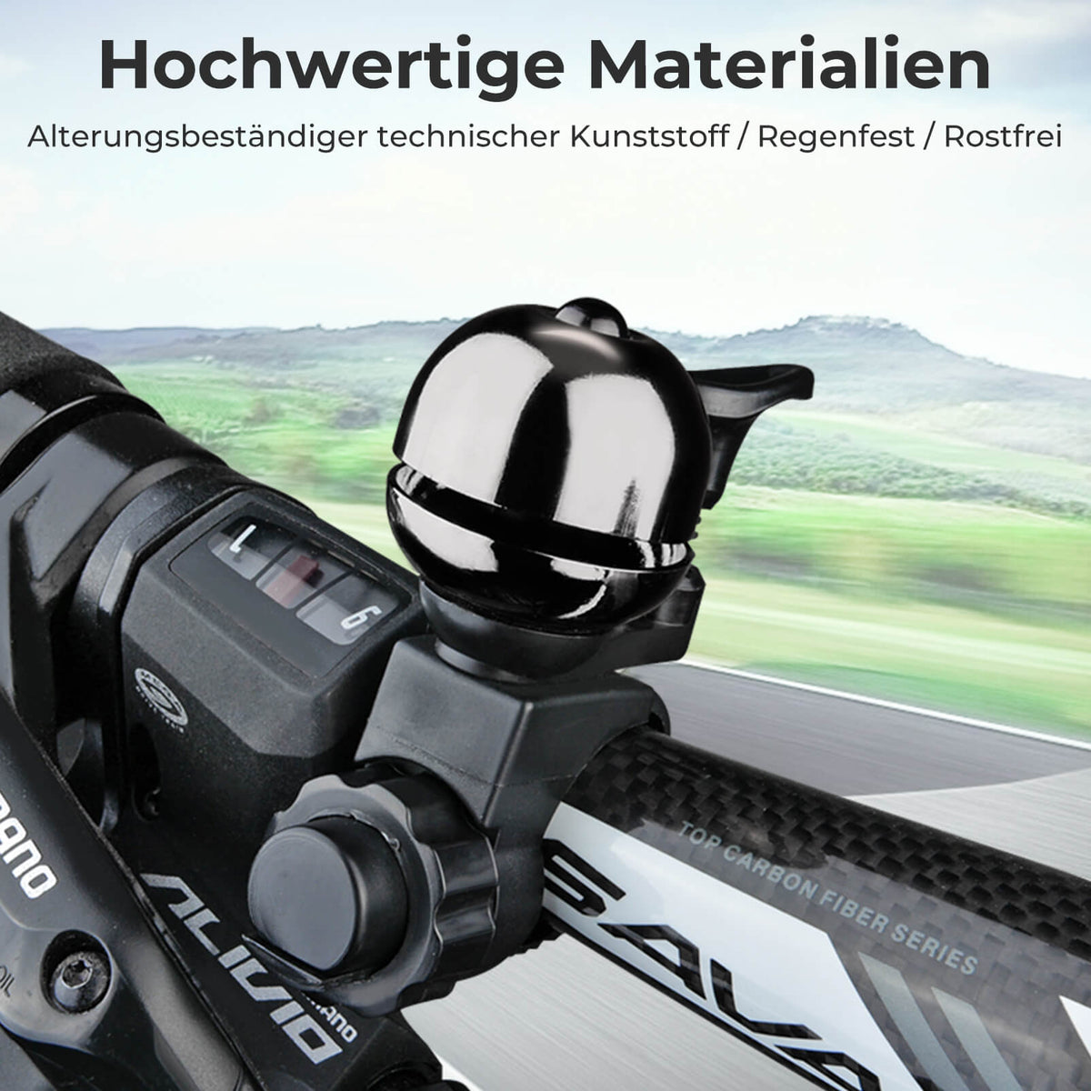 Fahrradklingel Klassisch Fahrradglocke Laut Klingel für 20–31 mm