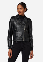 Damen Lederjacke Brando Girl