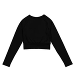Recycled Long-Sleeve Crop Top 'Shadow'