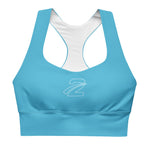 Recycled Longline Sports Bra 'Bluey'