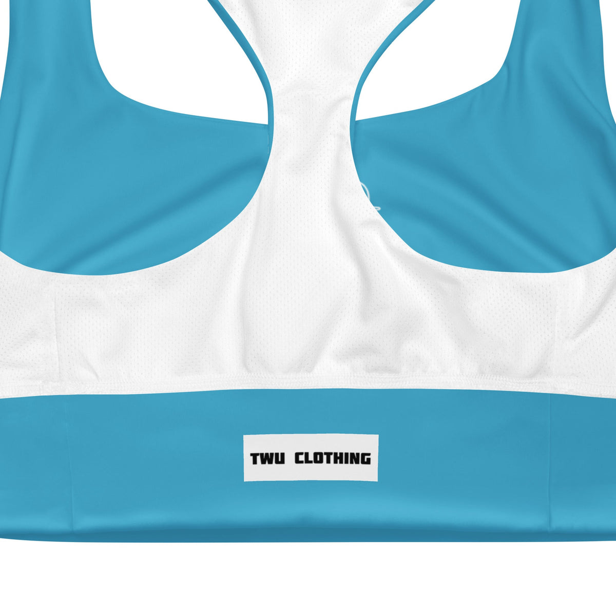 Recycled Longline Sports Bra 'Bluey'