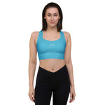 Recycled Longline Sports Bra 'Bluey'
