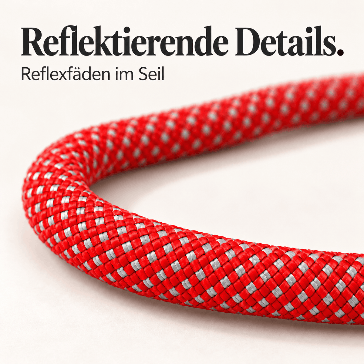 Reflektierende Hundeleine© mit Handschlaufe und veganem Leder in 4 Farben und Varianten Namma Markt