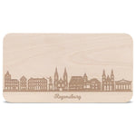 Frühstücksbrettchen Skyline Regensburg