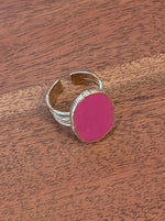 Ring verstellbar Fuchsia Pink Bijoux 8110101