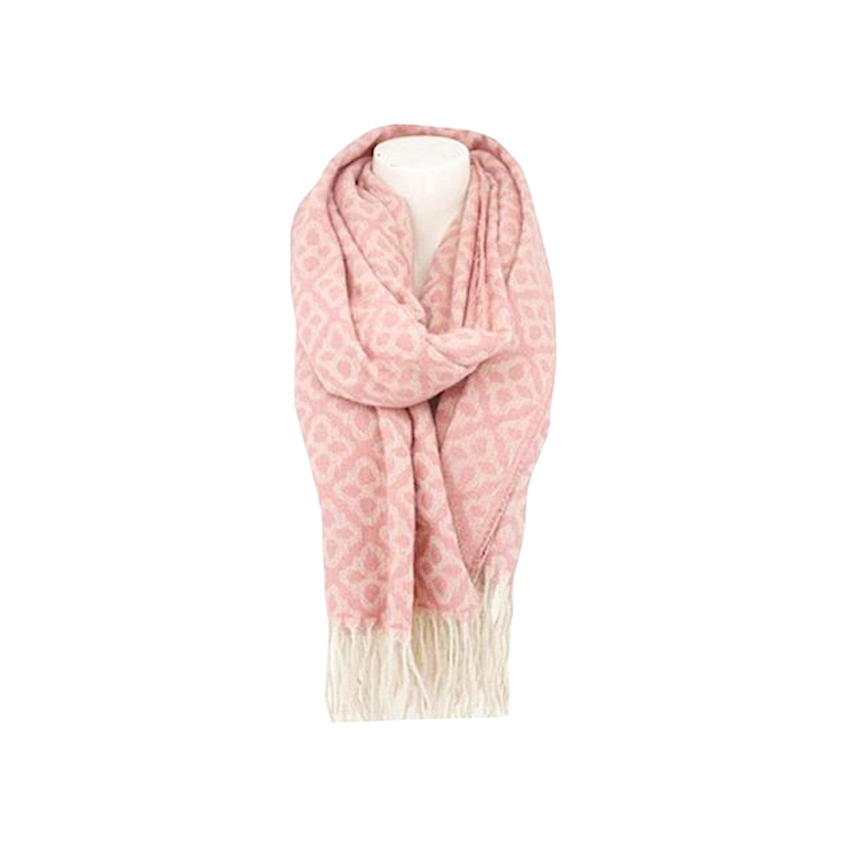 Winter Damen Schal Soft Cashmera » Winterschal Boutique Blume » Damenschal » Fransenschal 180 x 65 cm