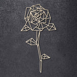 Origami Rose aus Holz -