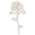Origami Rose aus Holz -