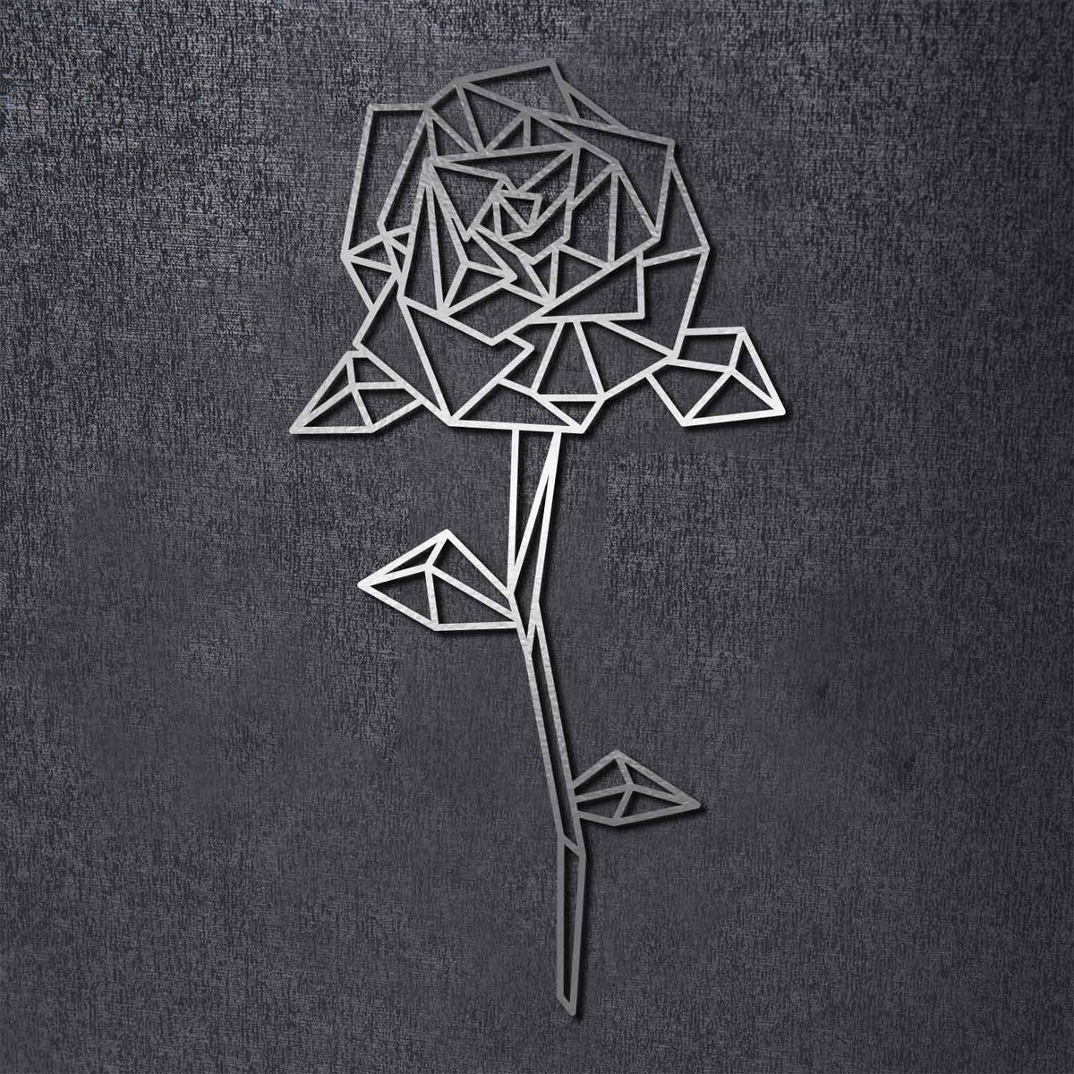 Origami Rose aus Holz -