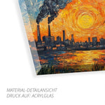Ruhrpott Sundowner in Öl-Premiumdruck