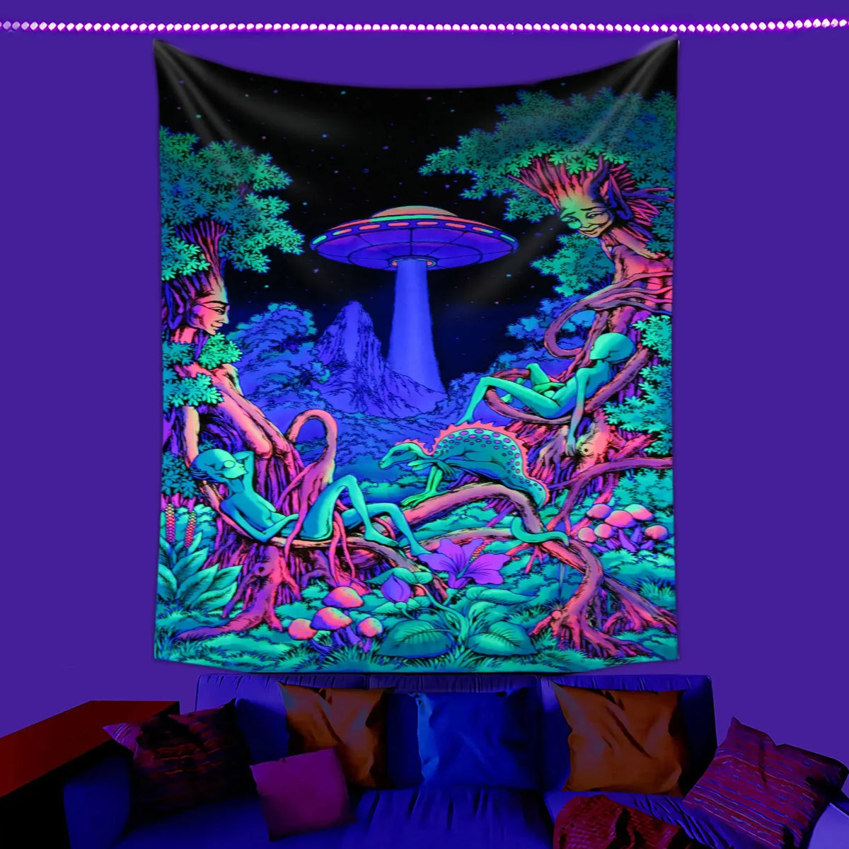 Aesthetic Wall Schwarzlichtposter