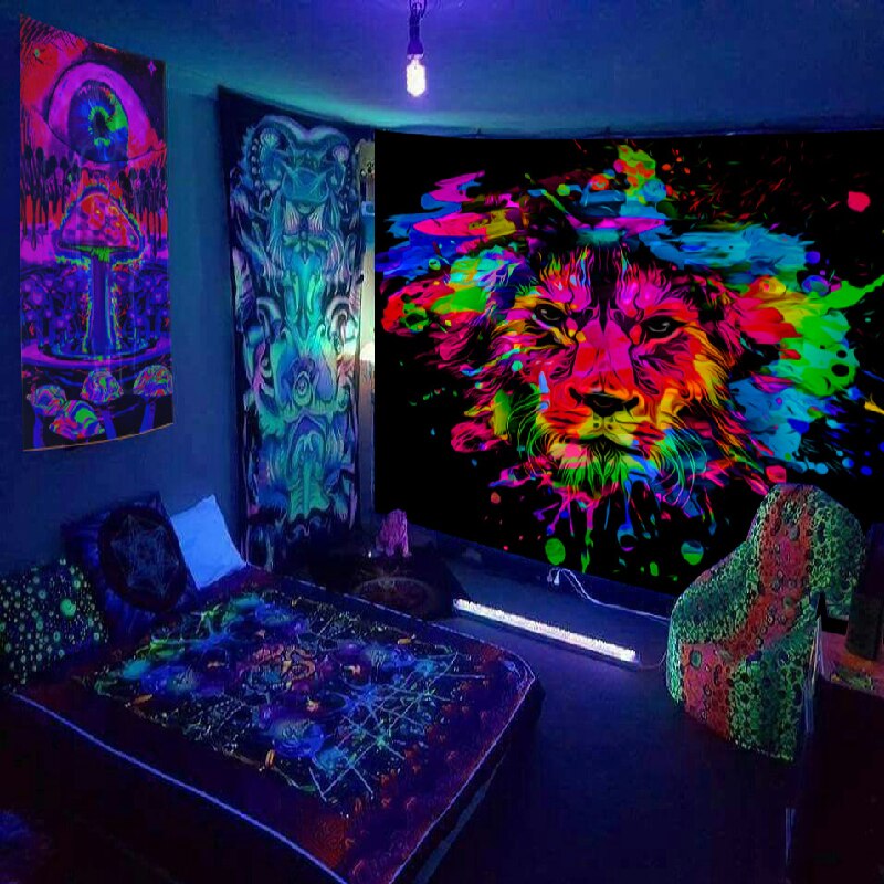 Starry UV Schwarzlichtposter