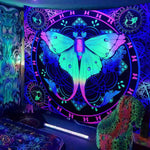Animals and  Hippies Schwarzlichtposter