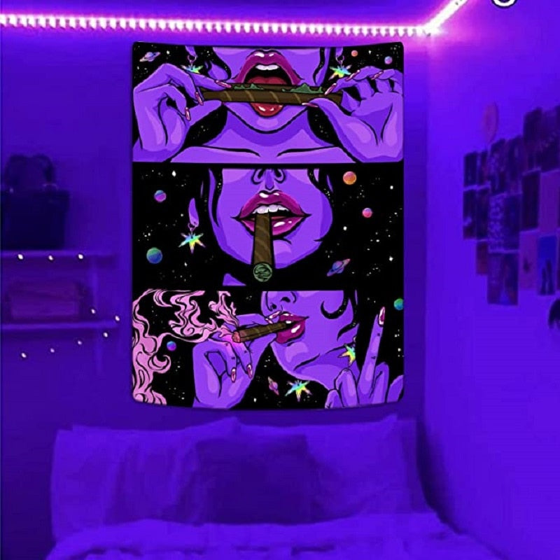 Trippy Blunt Schwarzlichtposter