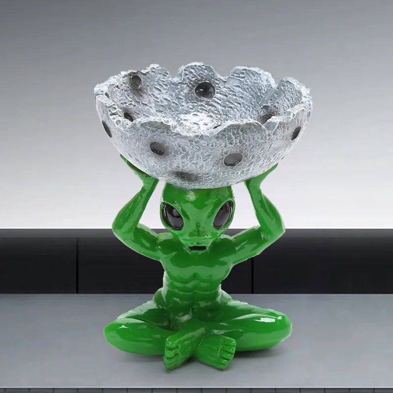 Alienaschenbecher Retro Design