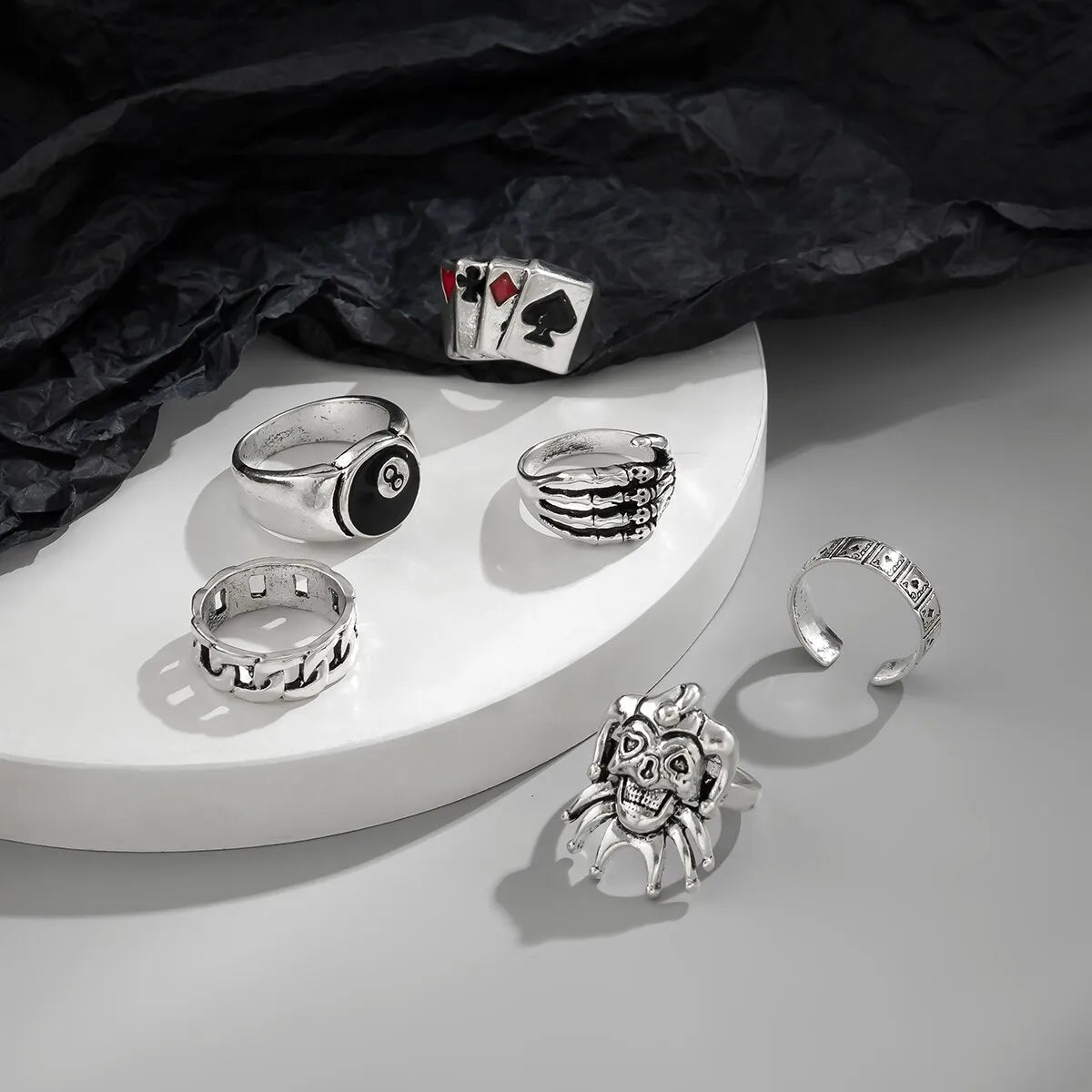 Hiphop Vintage Ringset