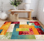 Geometrischer Abstrakt Design Teppich