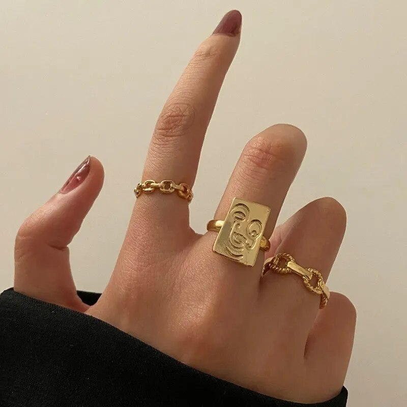 Hiphop Kreuz Statement Ring