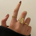Hiphop Kreuz Statement Ring