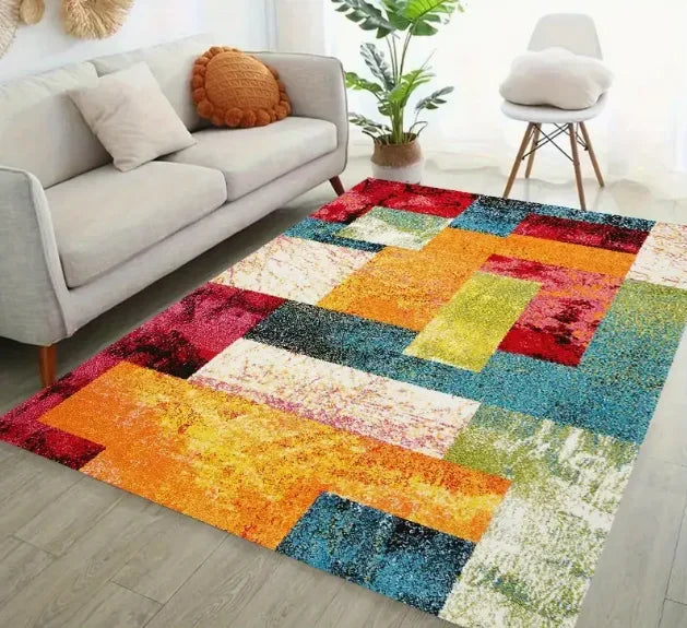 Geometrischer Abstrakt Design Teppich