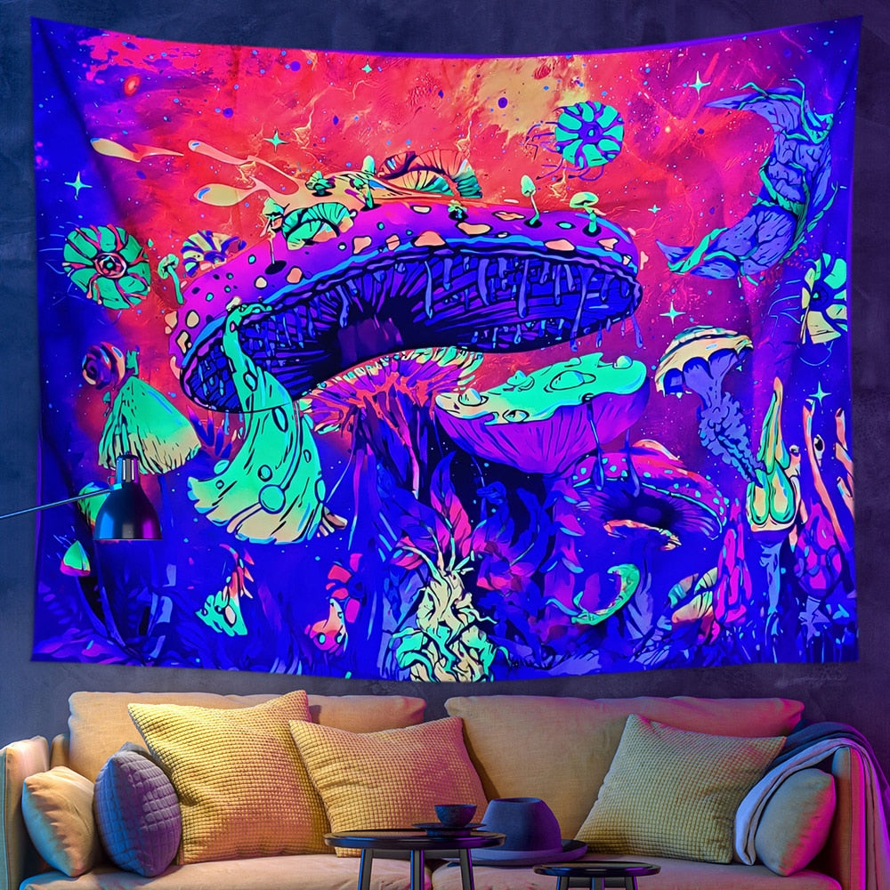 Psychedelic Light Schwarzlichtposter