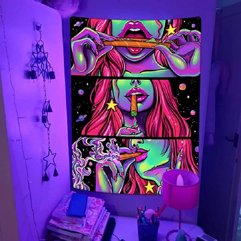 Trippy Blunt Schwarzlichtposter