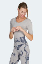Love Top 3/4 Sleeve  stone