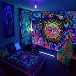 Sun Fluorescence Schwarzlichtposter