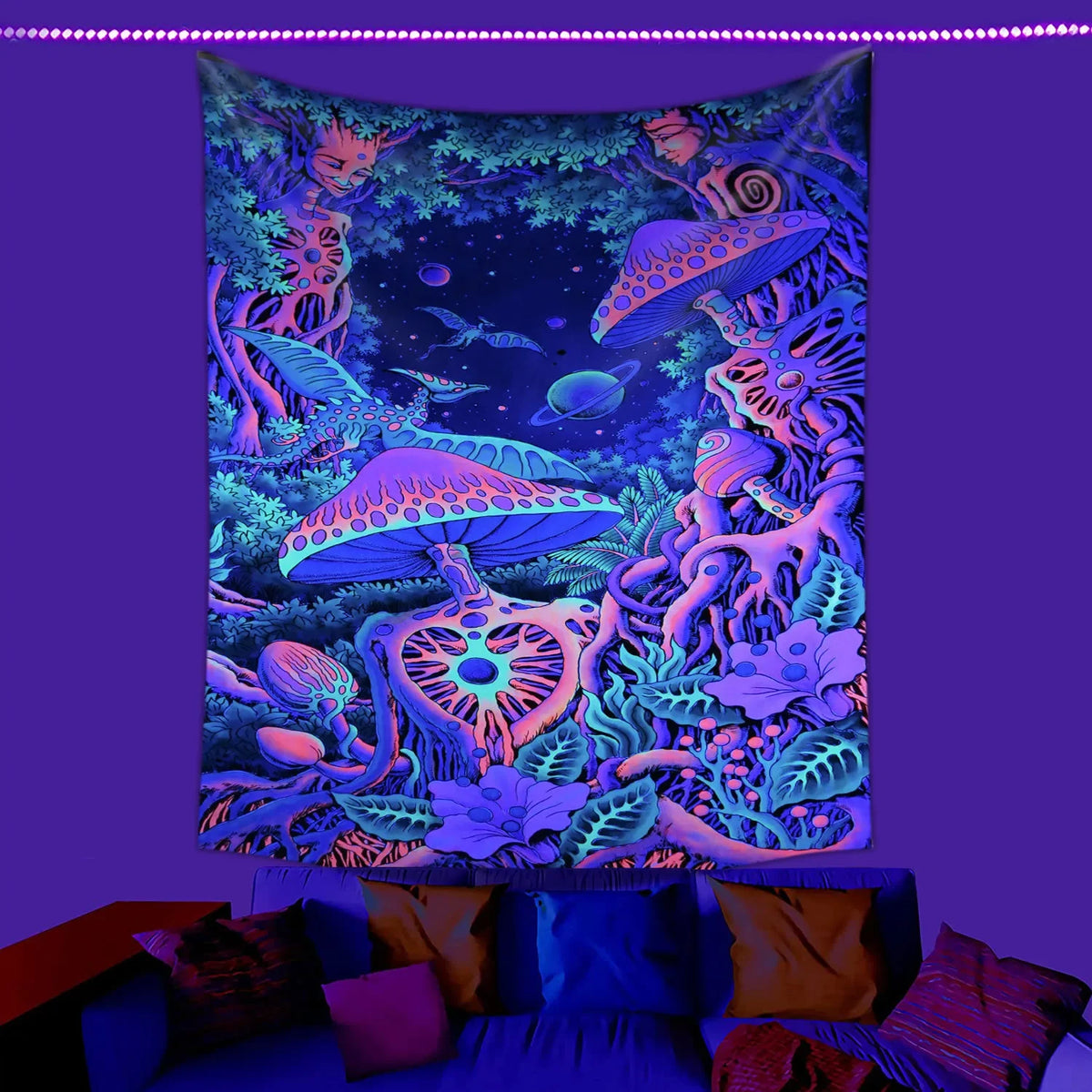 Aesthetic Wall Schwarzlichtposter