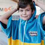 Looney Tunes Bugs Bunny Poncho, Baumwolle Velours