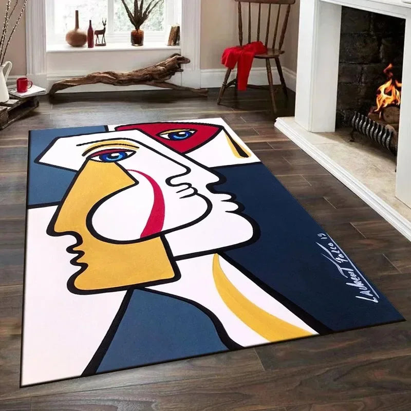 Picassostyle Abstrakt Design Teppich