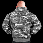 Zip-Hoodie - Unisex - Camouflage Schnee Weiß - C.P. Sports - S15