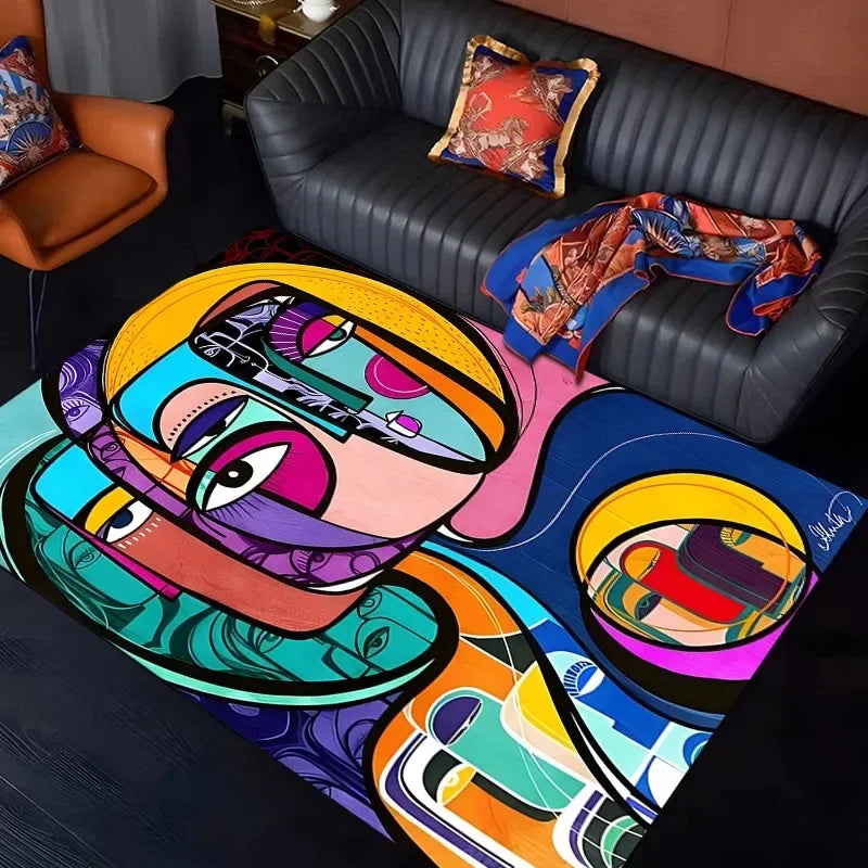 Picassostyle Abstrakt Design Teppich