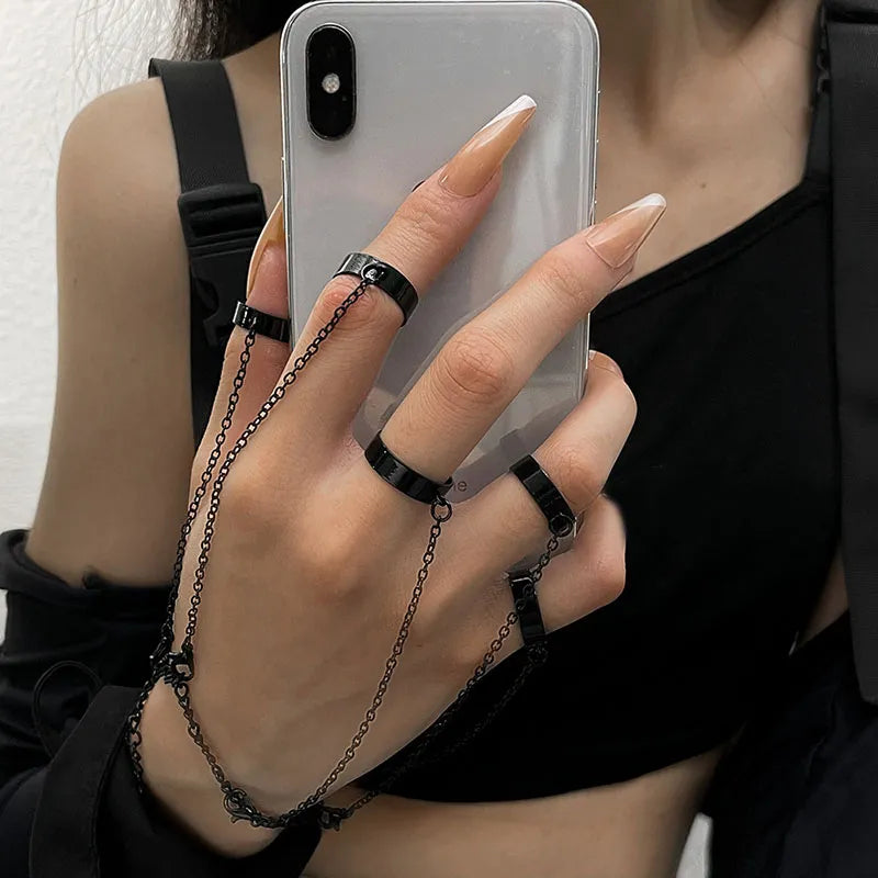 Punk Style Ringset