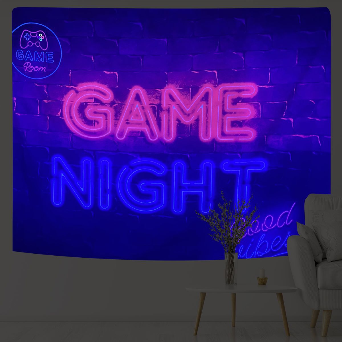 Starry UV Schwarzlichtposter