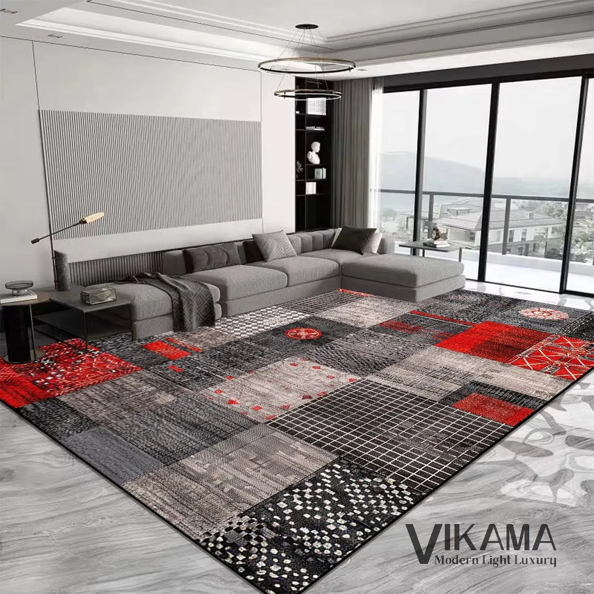 Abstract Luxury Rug Teppich