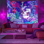 Boho Wall Schwarzlichtposter