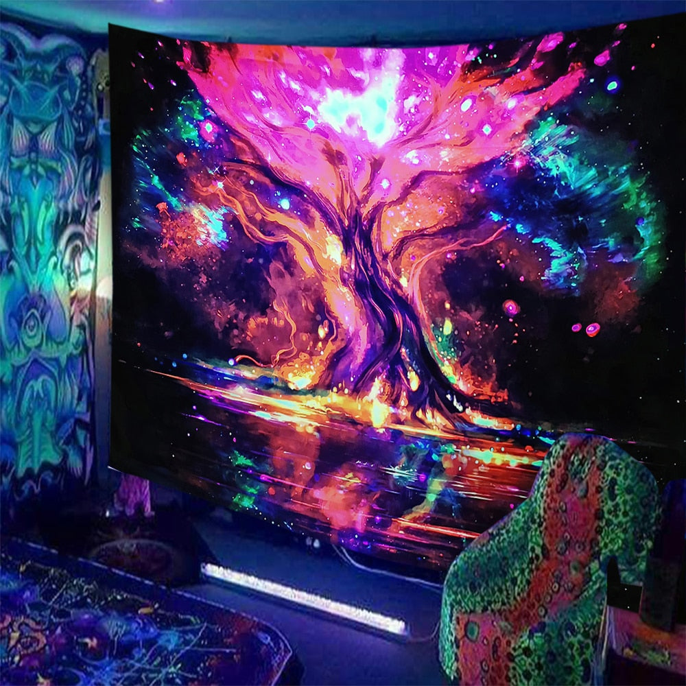 Trippy Kisses Schwarzlichtposter