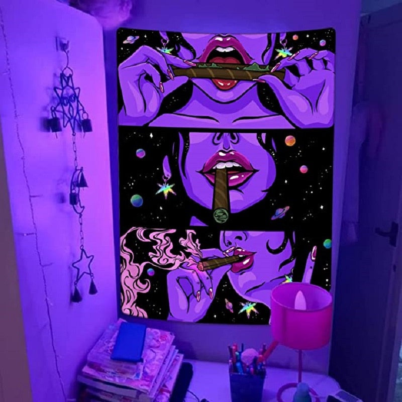 Trippy Blunt Schwarzlichtposter