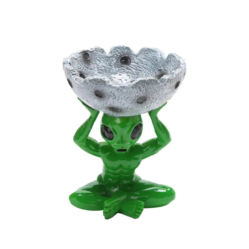 Alienaschenbecher Retro Design