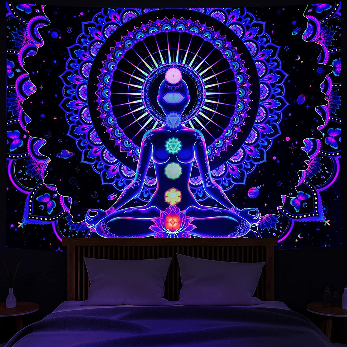 Bohemian Room Schwarzlichtposter